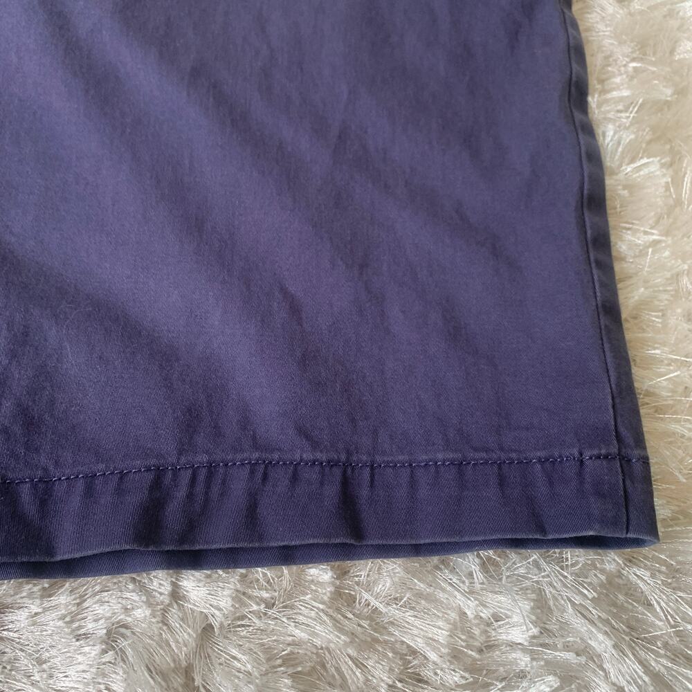 GAP Navy Blue Flat Front Shorts Chinos Sz 40